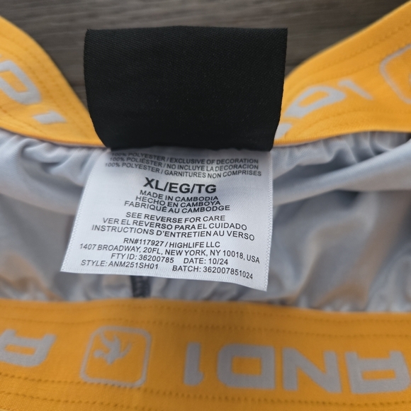 AND1 Black and Gray Athletic Shorts - Picture 10 of 12